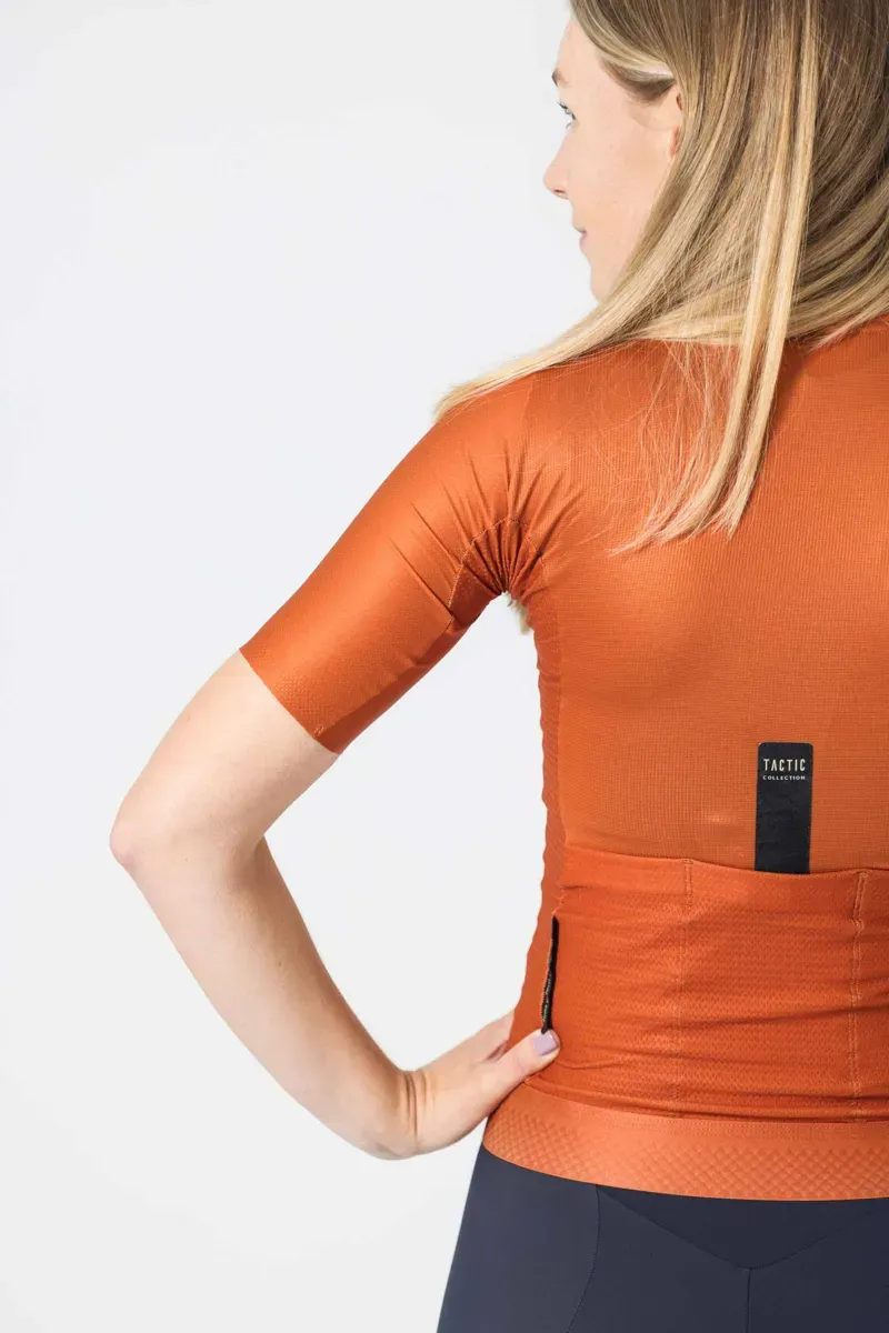 Tactic Sport Women's Signature Essence Short Sleeve Jersey in Chestnut-3