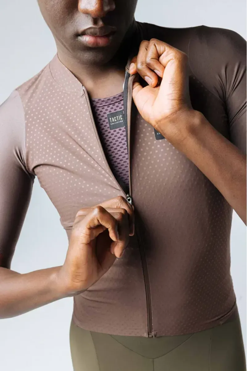 Tactic Sport Signature Ultimate Short Sleeve Jersey in Brown-4