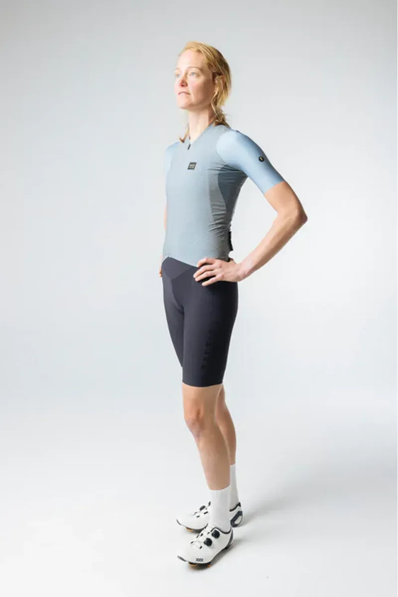 Tactic Sport Women's Signature Ultimate Bib Shorts in Blue-3
