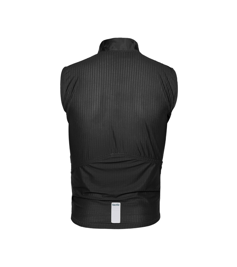 Tactic Sport Skurt Windproof Gilet in Black-1