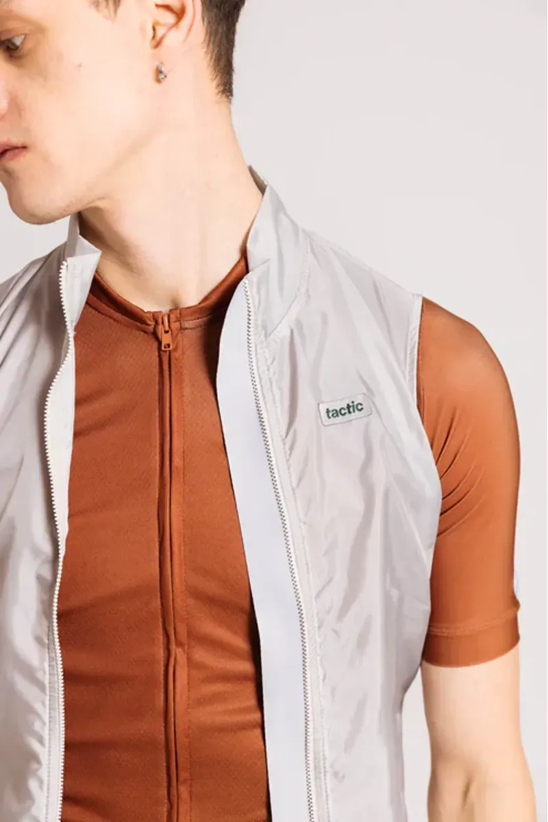 Tactic Sport Skurt Windproof Gilet in Grey-6