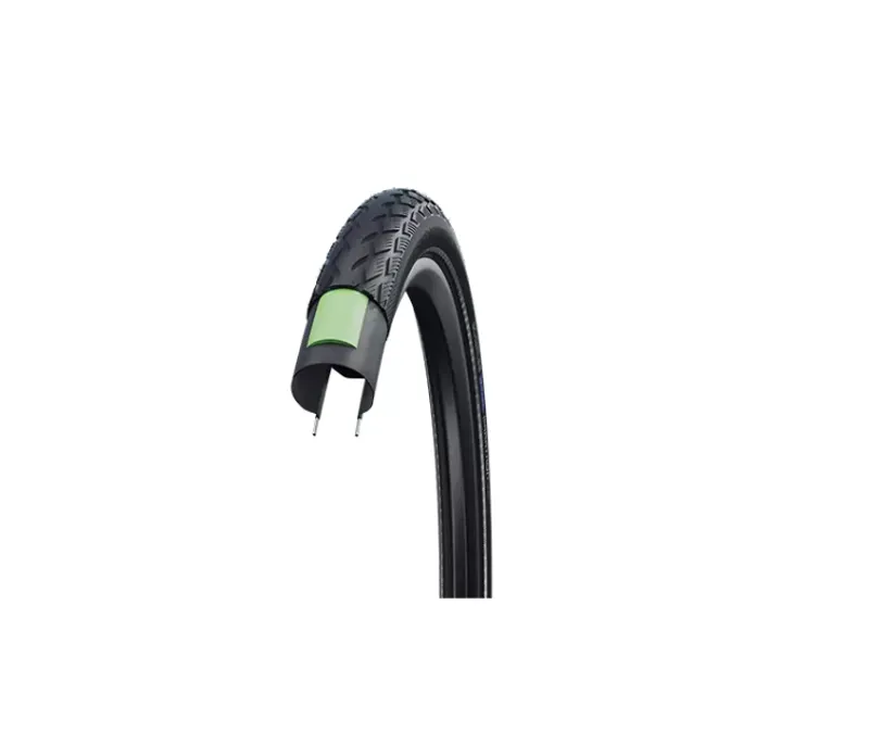 Schwalbe Marathon Almotion R-Guard TLE Touring Tyre In Black/Reflex (folding) BLACK