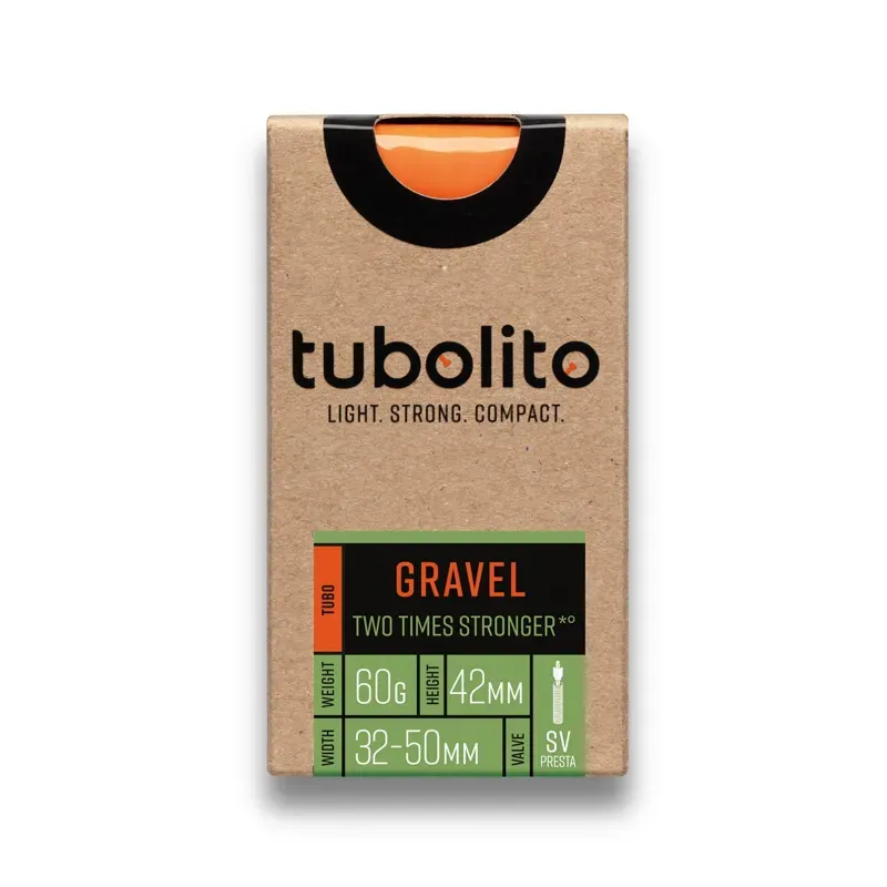 Tubolito Tubo CX/Gravel 60mm Presta Valve In Orange 