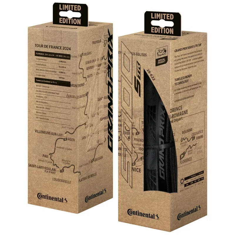 Continental Grand Prix 5000 S TR TdF Limited Edition 2024 BLACK 700 x 28mm