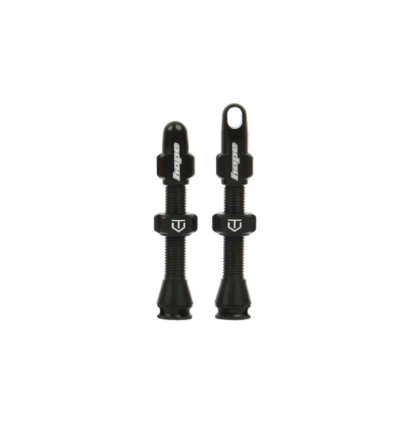 Tubeless Valve Pair - 60mm - Black