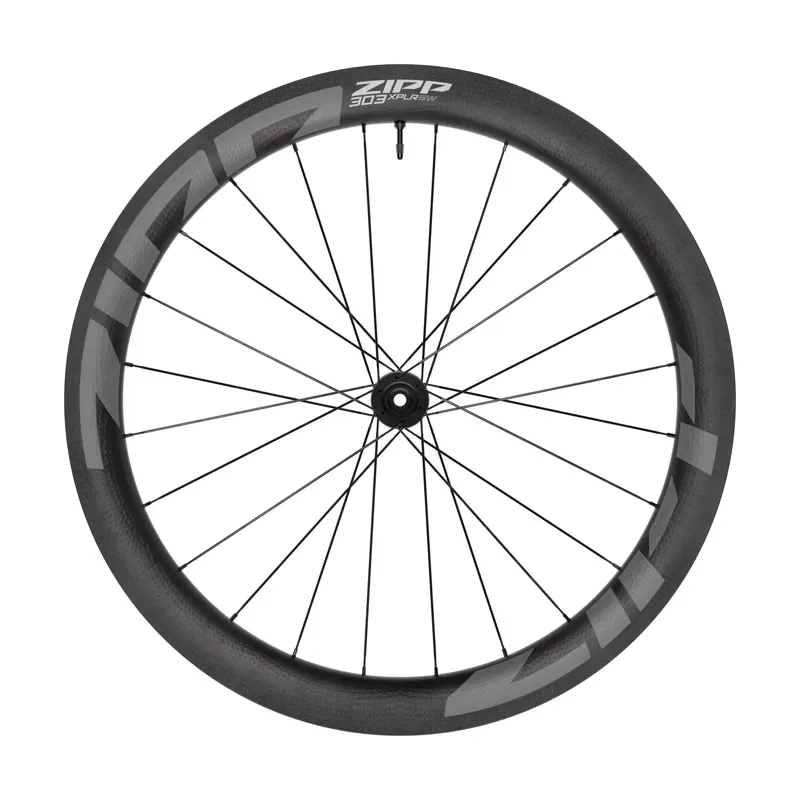 Zipp 303 XPLR SW Carbon Tubeless Disc Brake Center Locking 700C Front 24Spokes Standard Graphic A1: 12x100mm